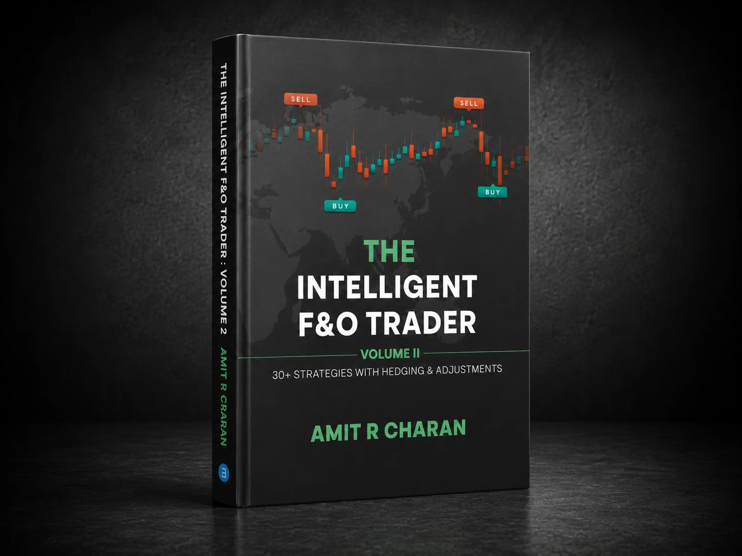The Intelligent F&O Trader Volume II standing book mockup