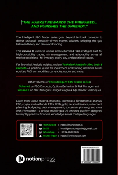 The Intelligent F&O Trader Volume III back cover